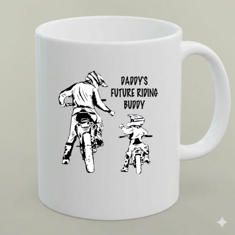 Daddys Future Riding Buddy Racing Motor 1 mug.jpg