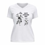Daddys Future Riding Buddy Racing Motor 2 Womens V Neck.jpg