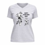 Daddys Future Riding Buddy Racing Motor 4 Womens V Neck.jpg