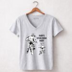 Daddys Future Riding Buddy Racing Motor 6 Womens V Neck.jpg