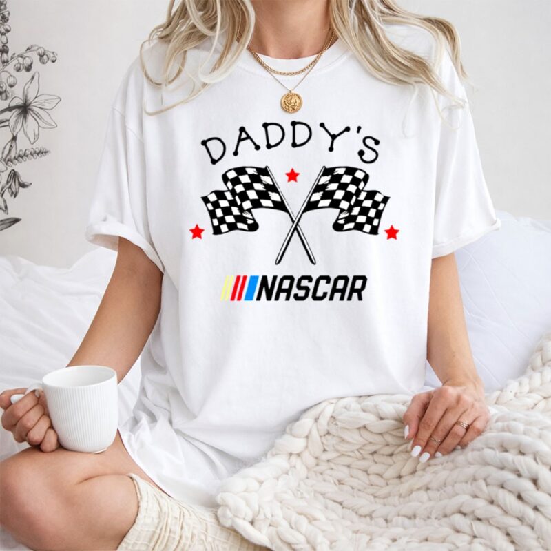 Daddys Nascar Flag Checkered 1 T Shirt.jpg