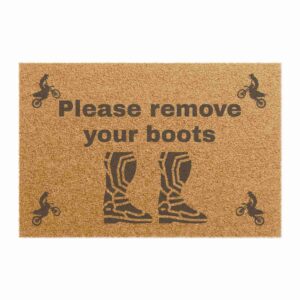 Dirt Bike Please Remove Your Boots Coir Doormat 1.jpg