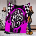 Dirt Bike Racing Blanket Pink 2.jpg