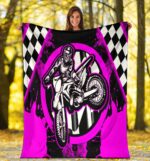 Dirt Bike Racing Blanket Pink 4.jpg