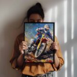 Dirt Bike Racing Scene Motocross Wall Art 1.jpg