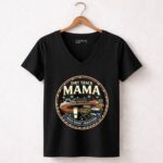 Dirt Track Mama 4 Womens V Neck.jpg
