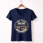 Dirt Track Mom Trackside Socical Club 2 Womens V Neck.jpg