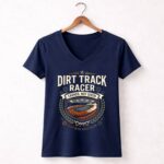 Dirt Track Racer 2 Womens V Neck.jpg