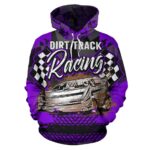 Dirt Track Racing All Over Print Hoodie Purpule 2.jpg