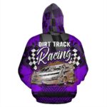 Dirt Track Racing All Over Print Hoodie Purpule 3.jpg