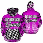 Dirt Track Racing Checkered Flag All Over Print Hoodie 1 2.jpg
