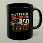 Dirt Track Racing Dad Level Unlocked Funny Racing 1 mug.jpg