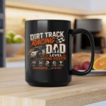 Dirt Track Racing Dad Level Unlocked Funny Racing 2 mug.jpg
