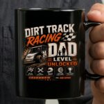 Dirt Track Racing Dad Level Unlocked Funny Racing 3 mug.jpg
