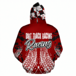 Dirt Track Racing Distressed All Over Print Hoodie 3.png