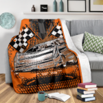 Dirt Track Racing Distressed Blanket 3.png