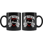 Dirt Track Racing Mom Checkered Flag Ceramic Mug 1.png