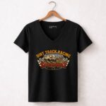 Dirt Track Racing Vintage Speedway 4 Womens V Neck.jpg