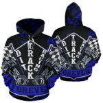 Dirt Track racing Hoodie Blue 1.jpg