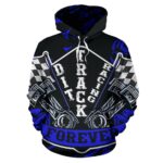 Dirt Track racing Hoodie Blue 2.jpg