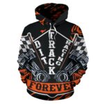 Dirt Track racing Hoodie Orange 2.jpg