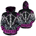 Dirt Track racing Hoodie Pink 1.jpg