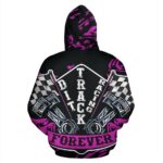 Dirt Track racing Hoodie Pink 3.jpg