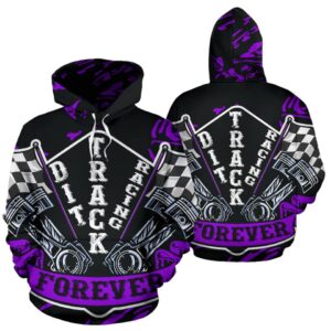 Dirt Track racing Hoodie Purple 1.jpg