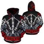 Dirt Track racing Hoodie Red 1.jpg