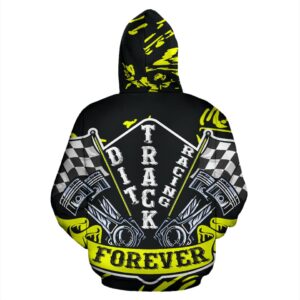 Dirt Track racing Hoodie Yellow 1.jpg