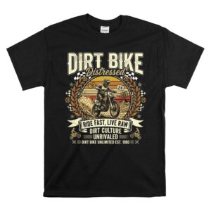 Distressed Dirt Bike Graphic 1 T Shirt.jpg