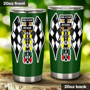 Drag Racing 20Oz Tumbler Green 1.jpg