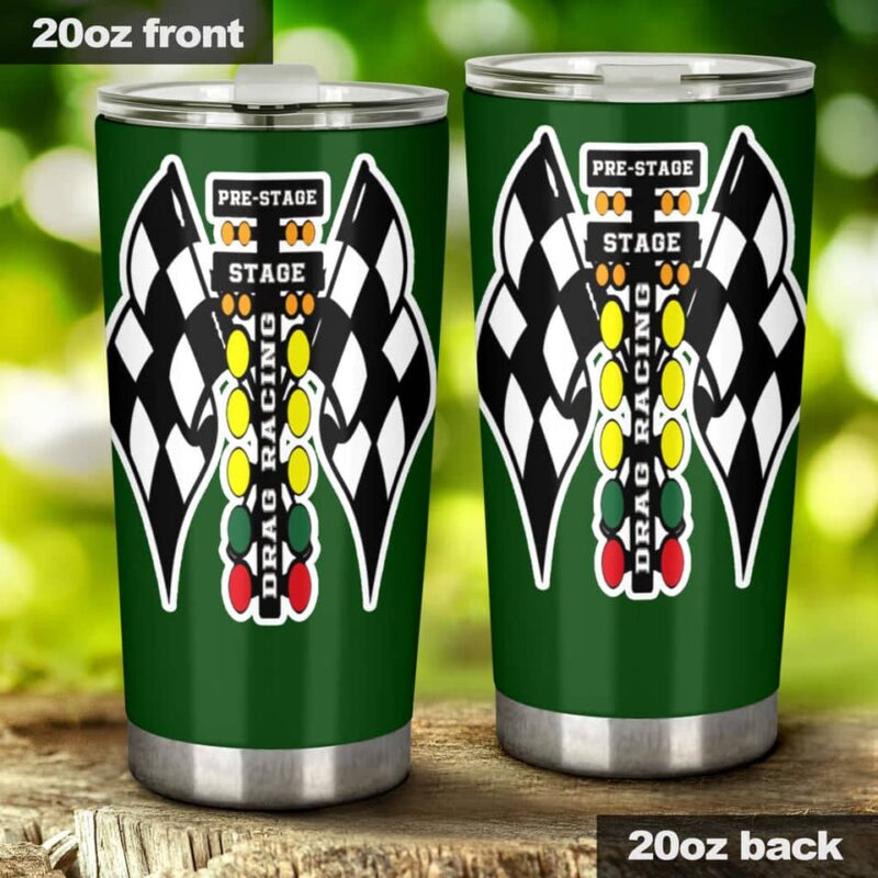 Drag Racing 20Oz Tumbler Green 1.jpg