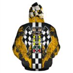 Drag Racing All Over Print Hoodie Orange 3.jpg