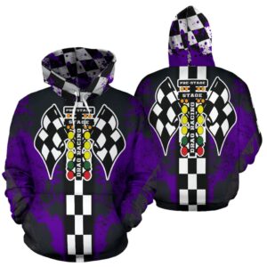 Drag Racing All Over Print Hoodie Purple 1.jpg