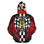 Drag Racing All Over Print Hoodie Red 3.jpg