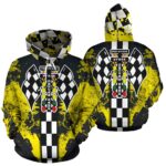 Drag Racing All Over Print Hoodie Yellow 1.jpg