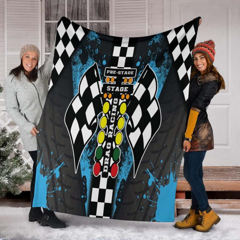 Drag Racing Blanket Carolina Blue 1.jpg