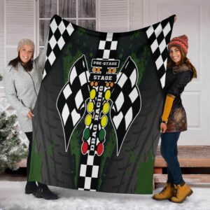Drag Racing Blanket Green 1.jpg