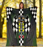 Drag Racing Blanket Green 3.jpg