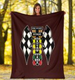 Drag Racing Blanket Maroon 2.jpg