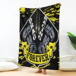 Drag Racing Blanket NEW Yellow 1.jpg