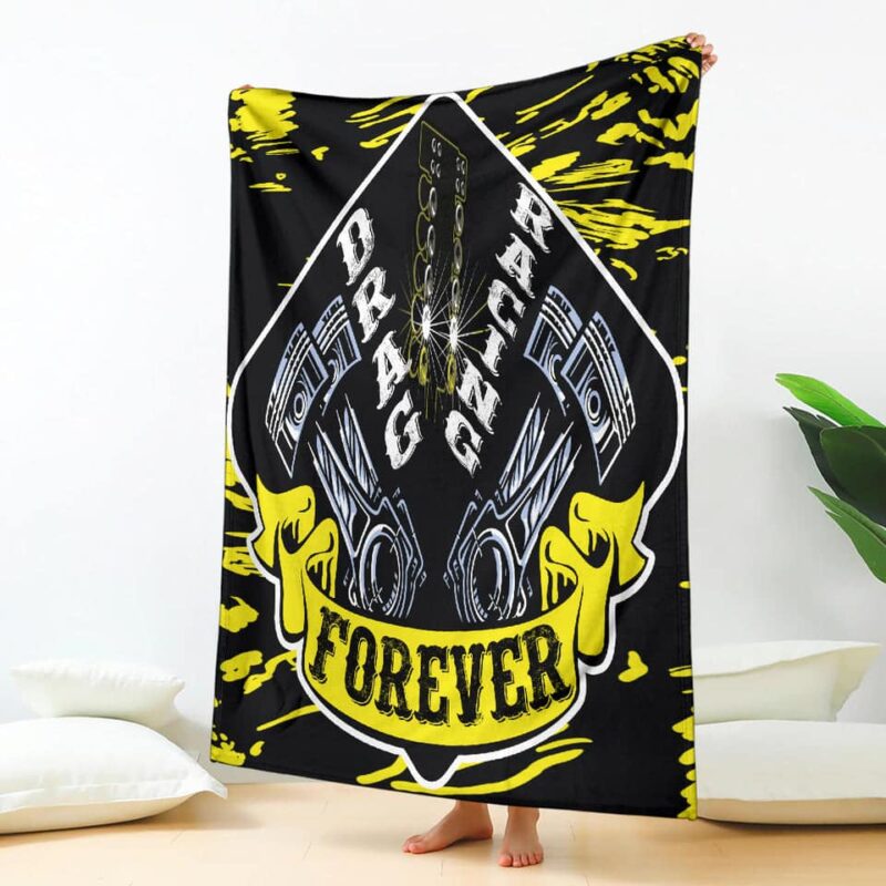 Drag Racing Blanket NEW Yellow 1.jpg