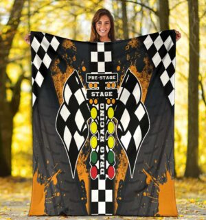 Drag Racing Blanket Orange 1.jpg