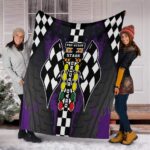 Drag Racing Blanket Purple Premium Drag Racing Fan Gift 3.jpg