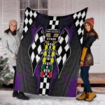 Drag Racing Blanket Purple Premium Drag Racing Fan Gift 3.png