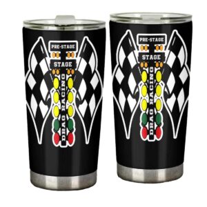 Drag Racing Checkered Flag 20oz Tumbler 1.jpg