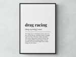 Drag Racing Definition Wall Art 1.jpg