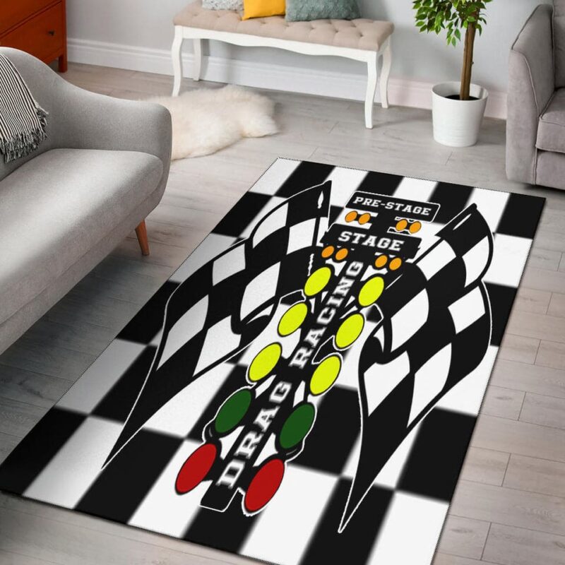 Drag Racing Flag Rectangle Rug 1.jpg