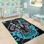Drag Racing Forever Rectangle Rug Carolina Blue 2.jpg